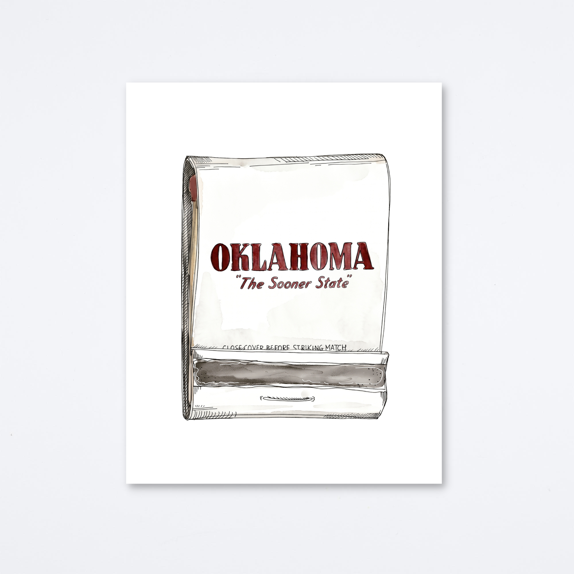 Oklahoma Sooner State Art Print