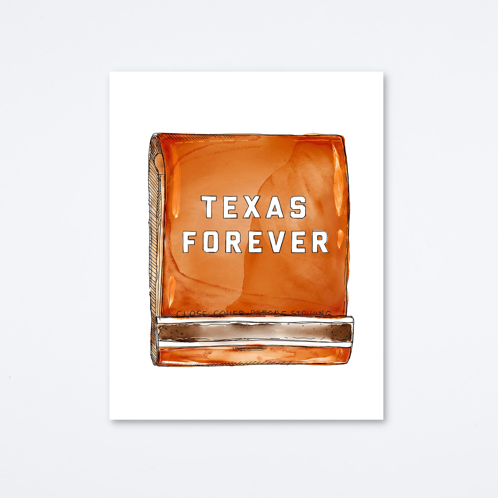 Texas Forever Art Print