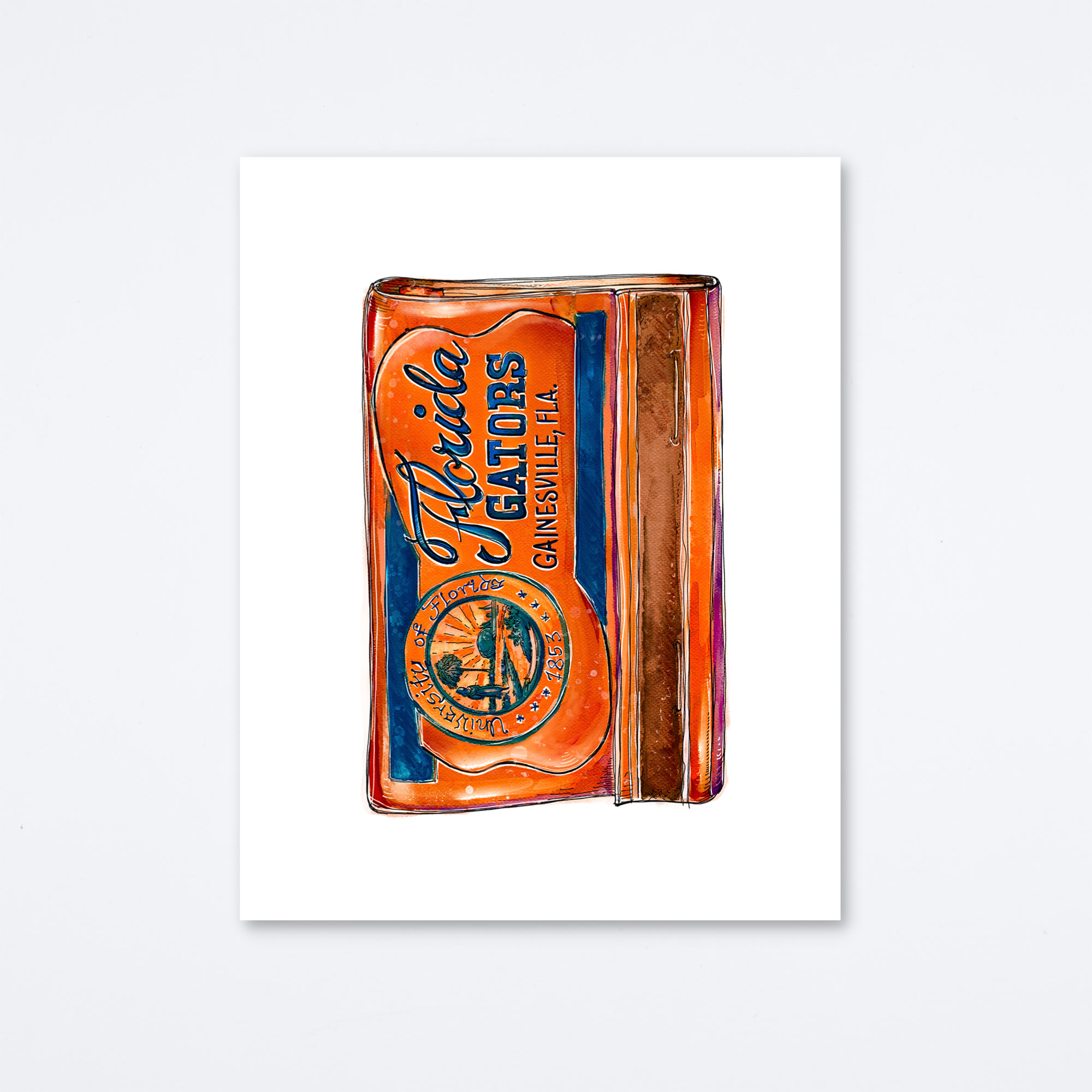 University of Florida Art Print