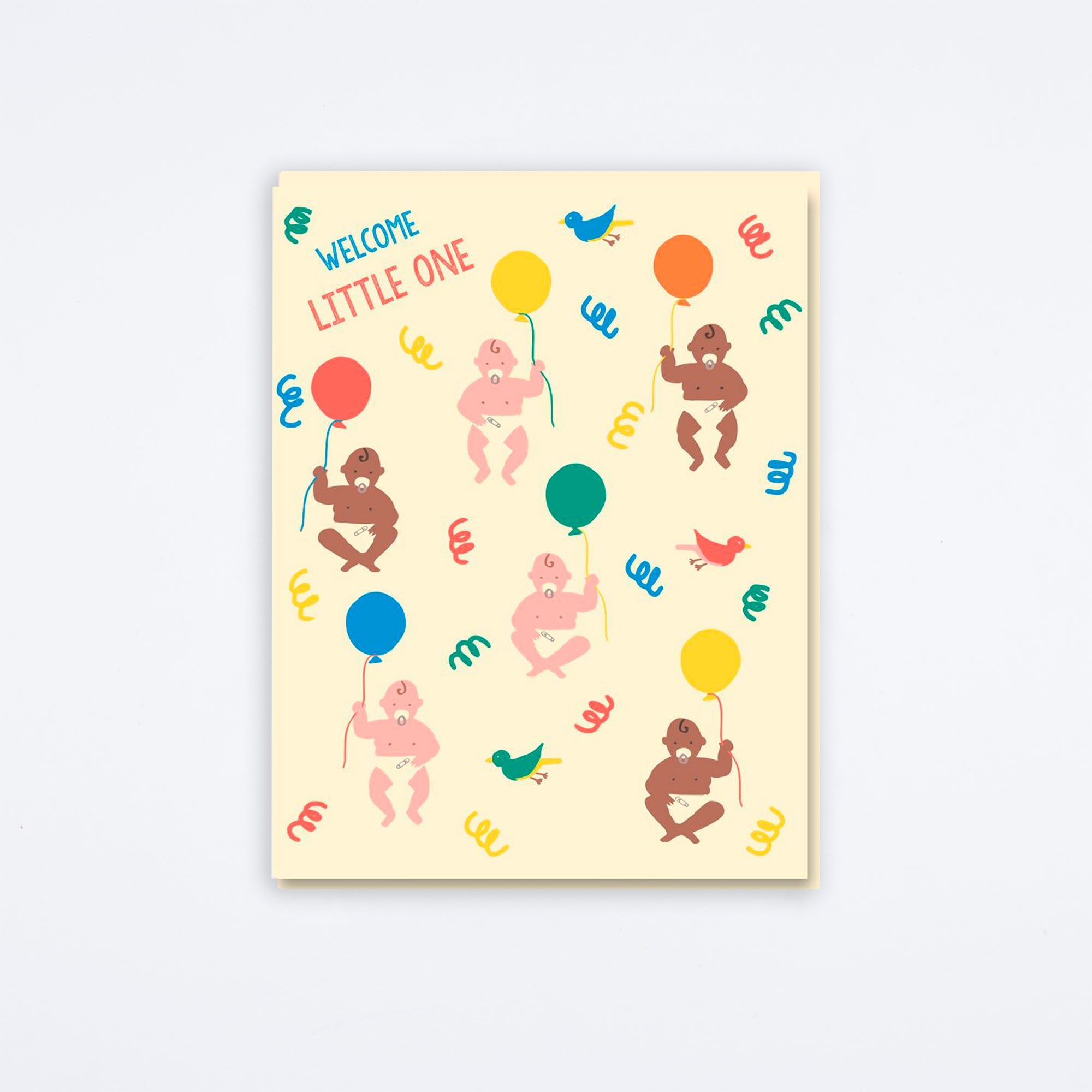 Floating Babies Card