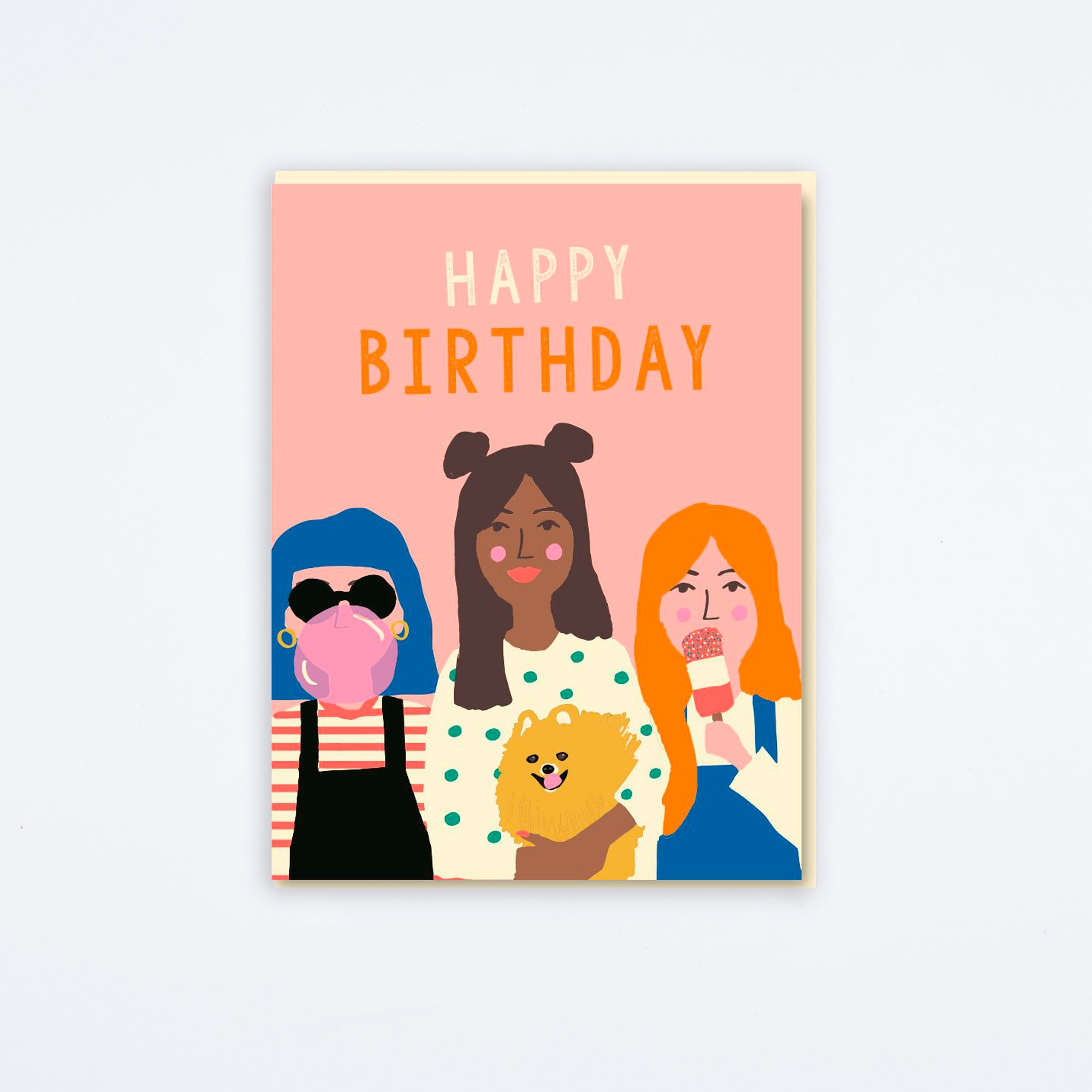 Girl Party Card