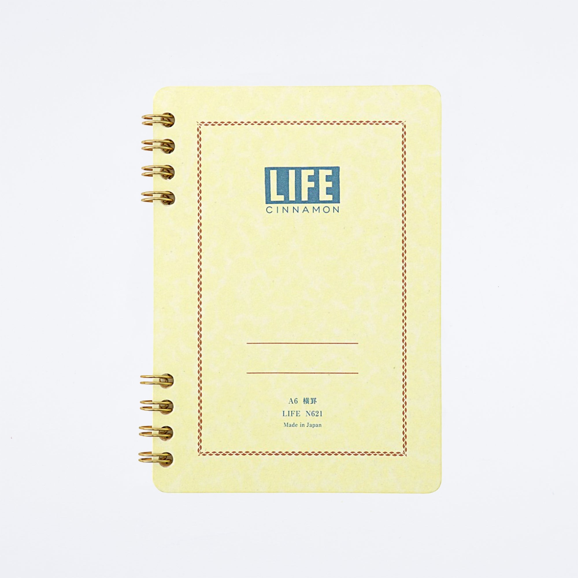 Life Cinnamon Ringed A6 Notebook