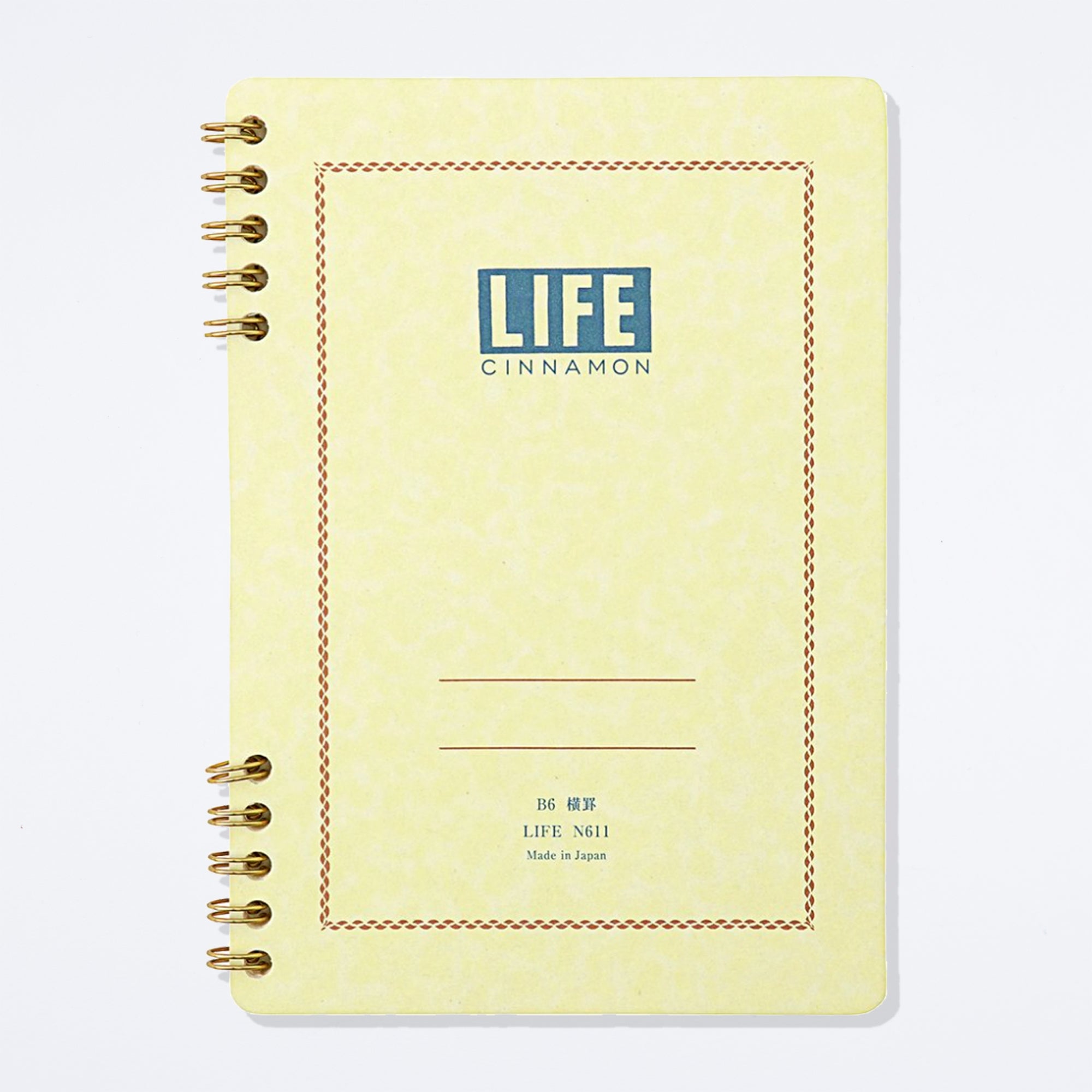 Life Cinnamon Ringed B6 Notebook