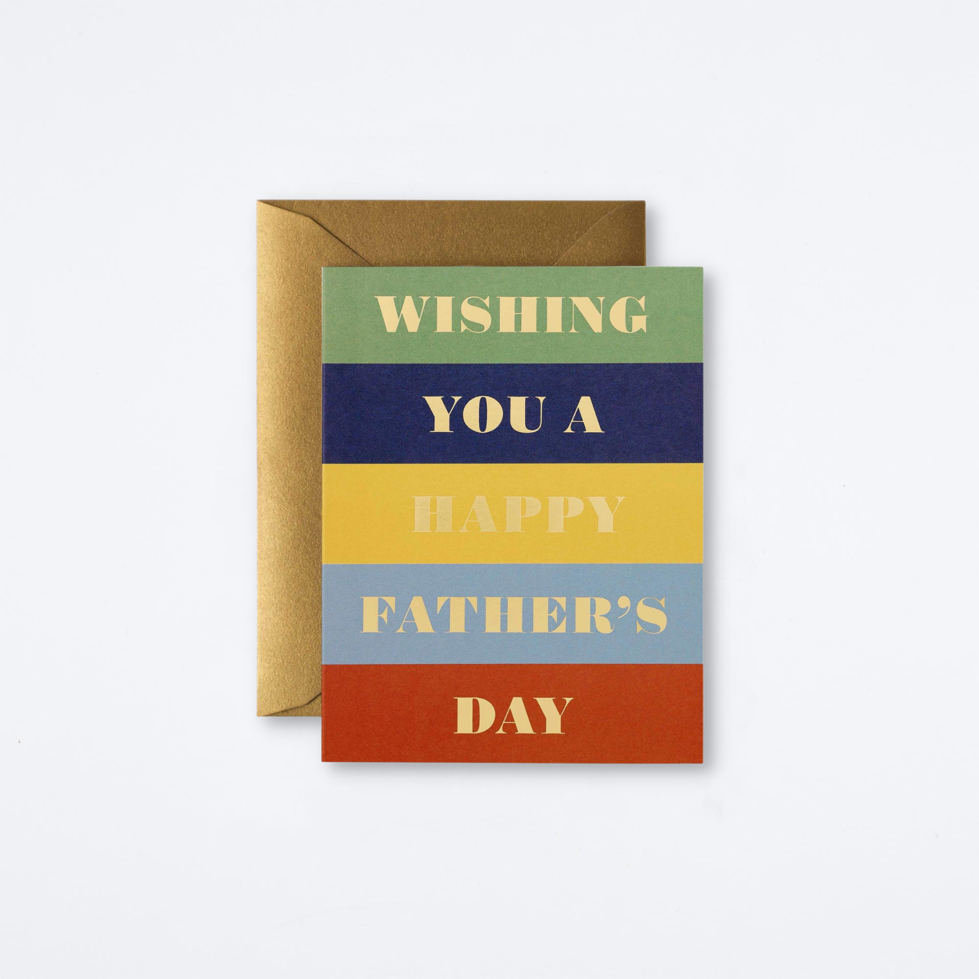Color Block Father's Day Card