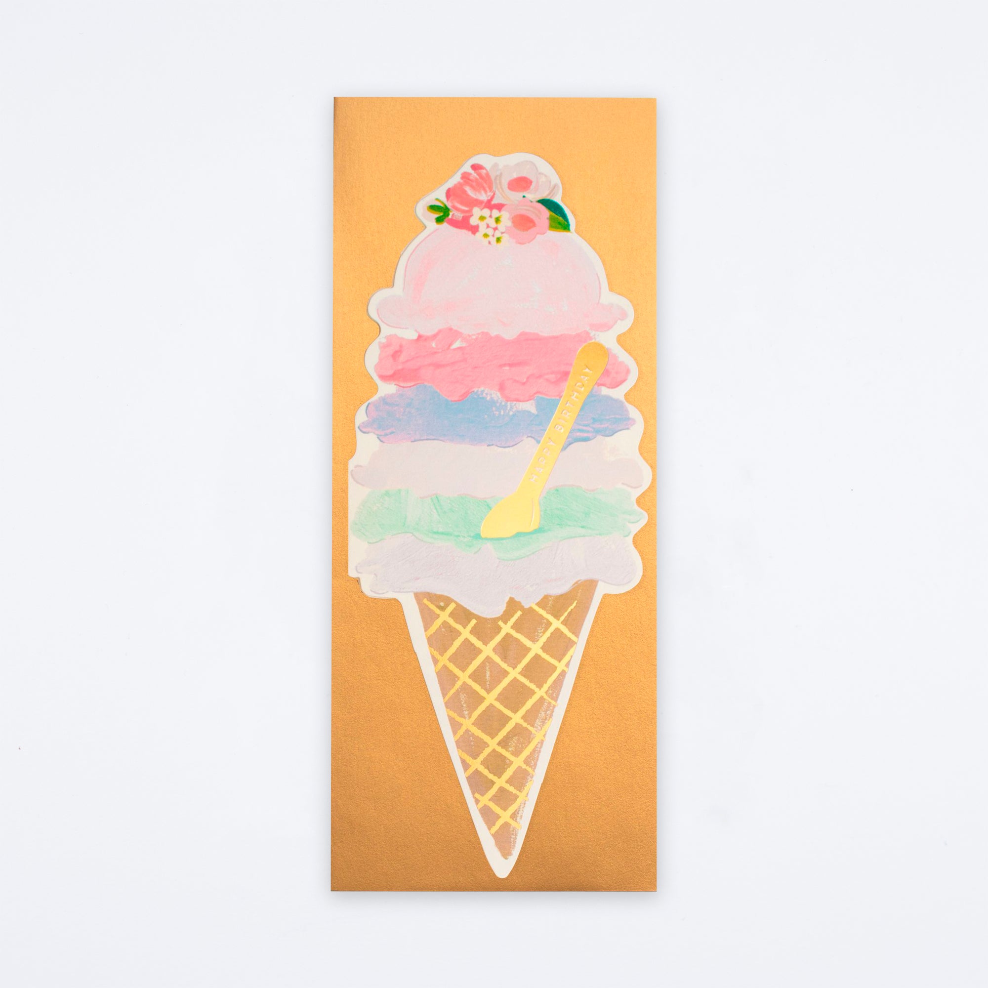 Ice Cream Die-Cut Card