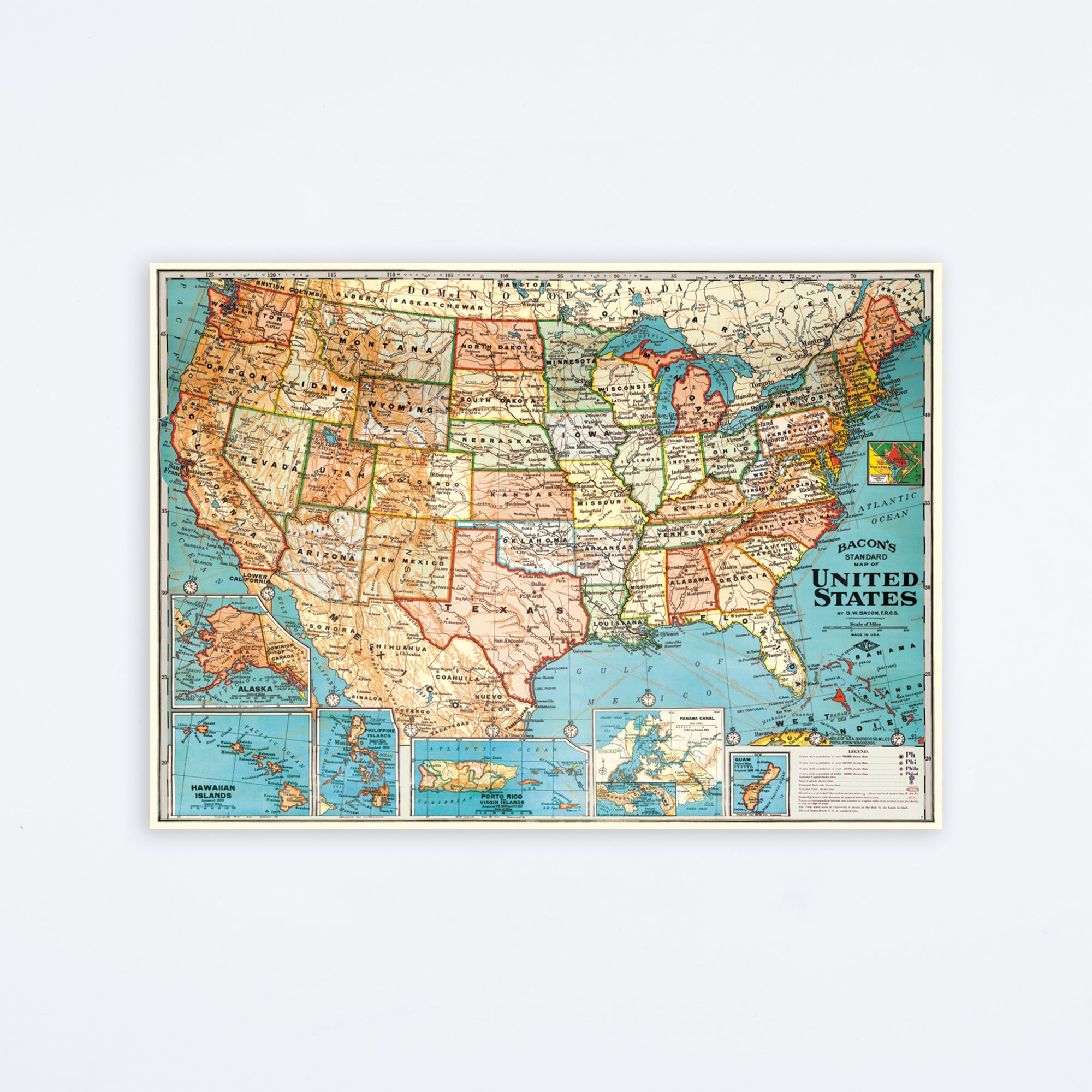 USA Map Wrap