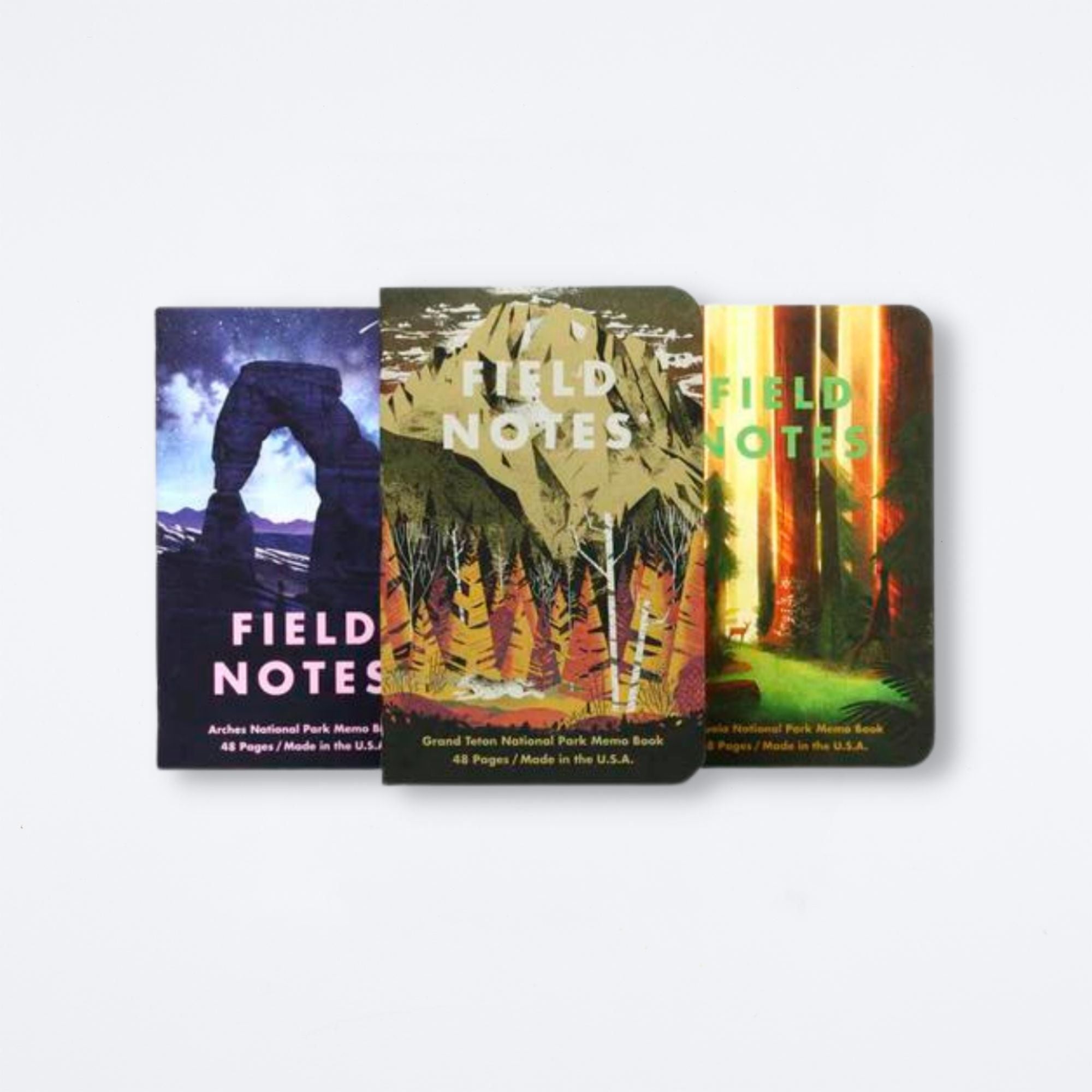 National Park Notebook Set Series D
