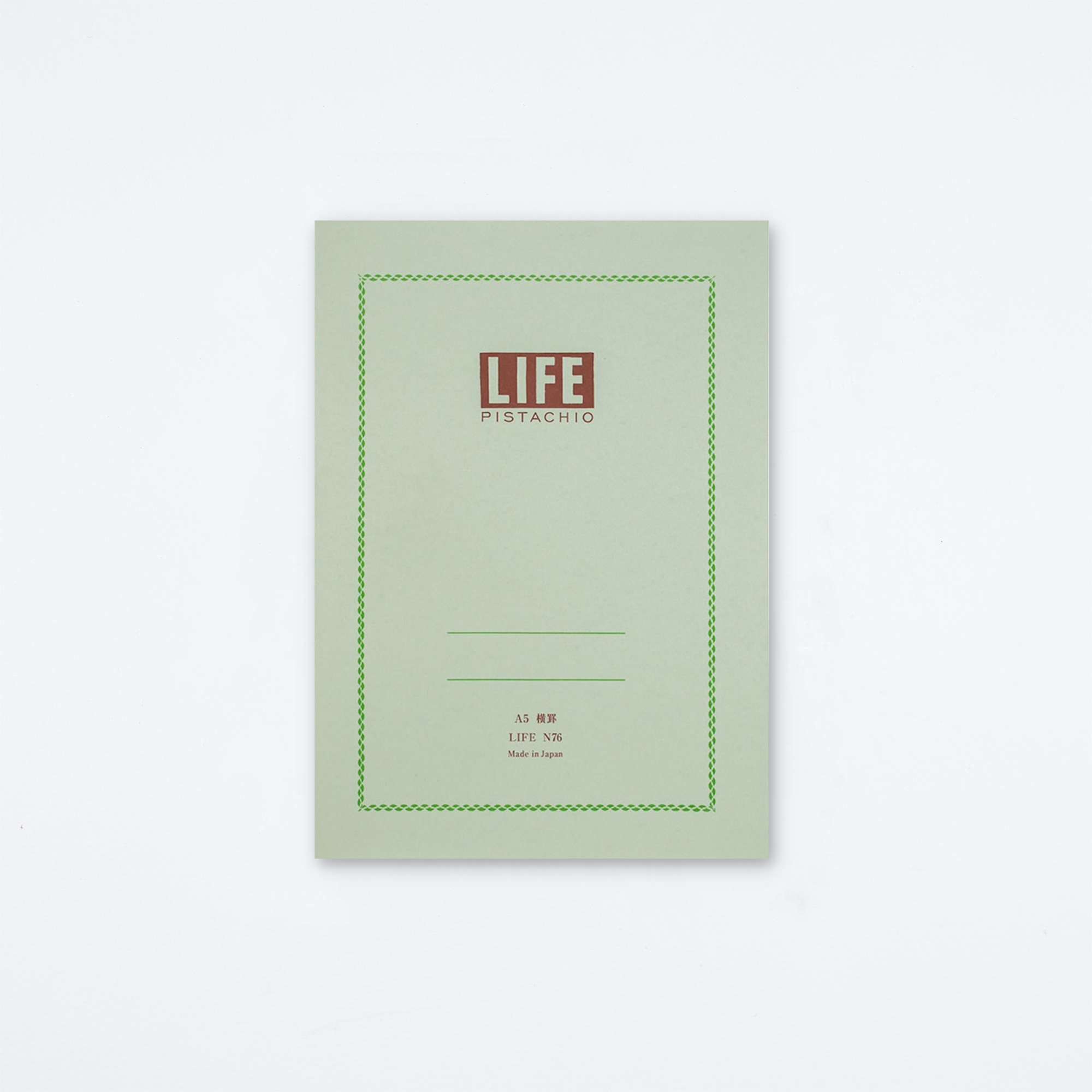 Life Pistachio A5 Notebook