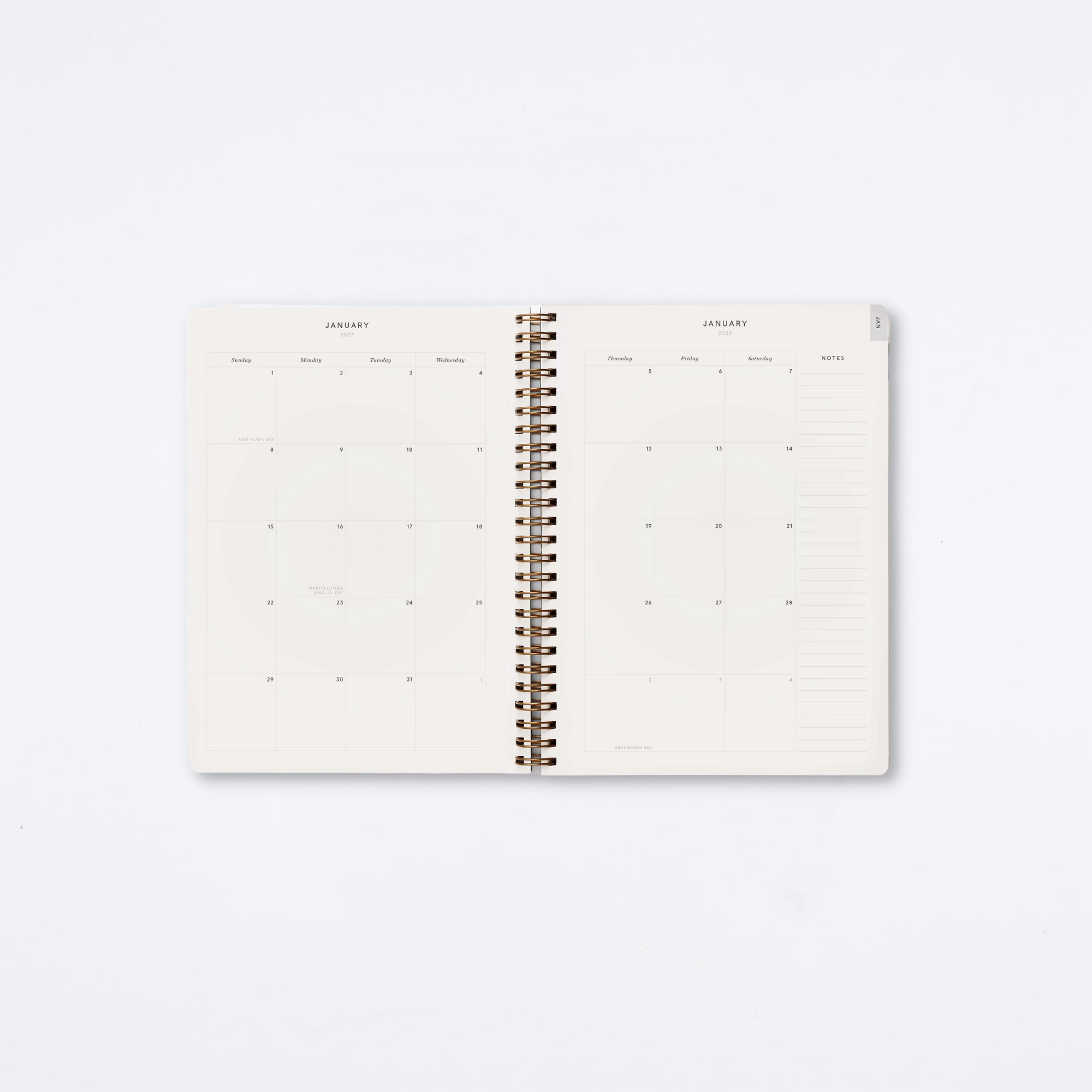 2023 12-Month Softcover Spiral Planner