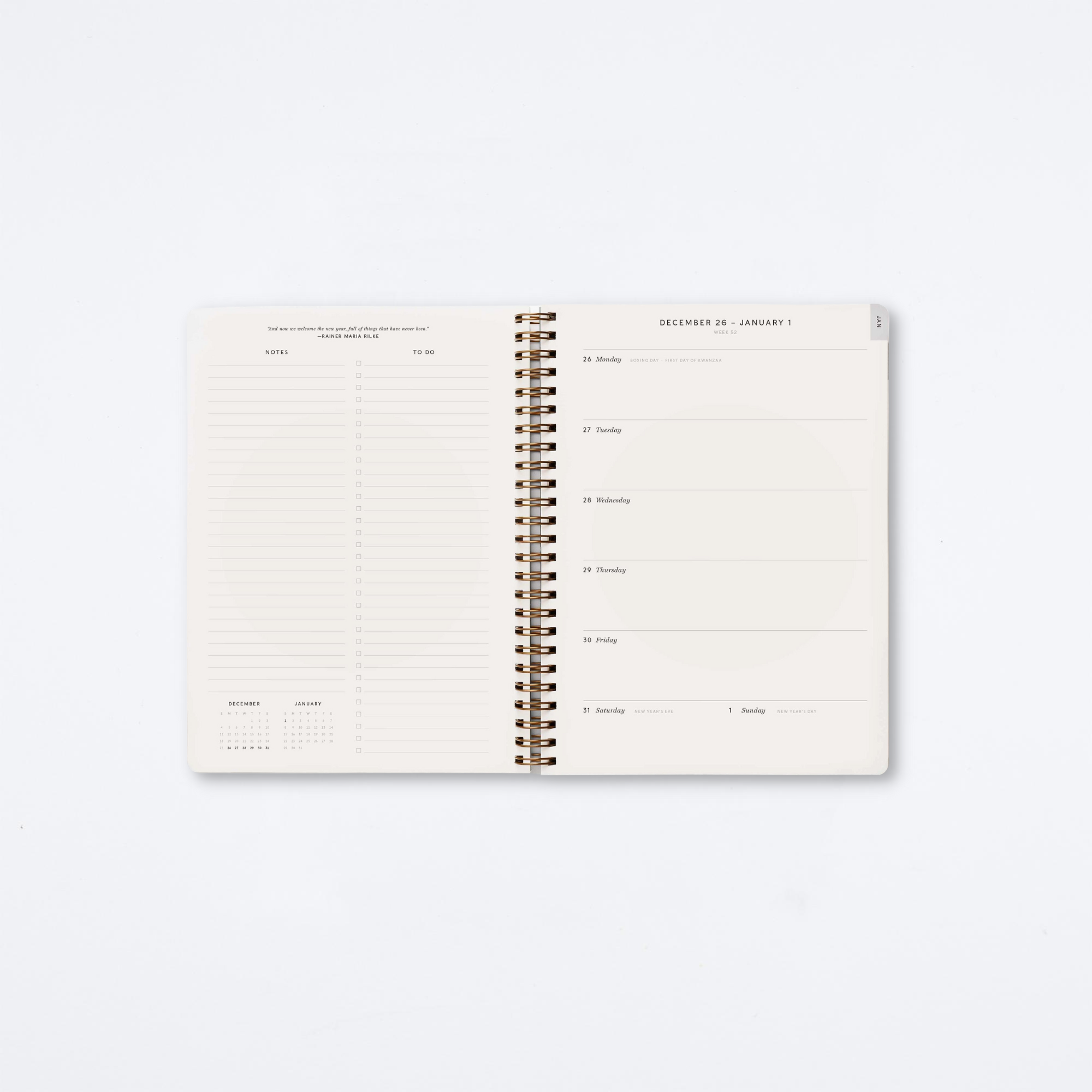 2023 12-Month Softcover Spiral Planner