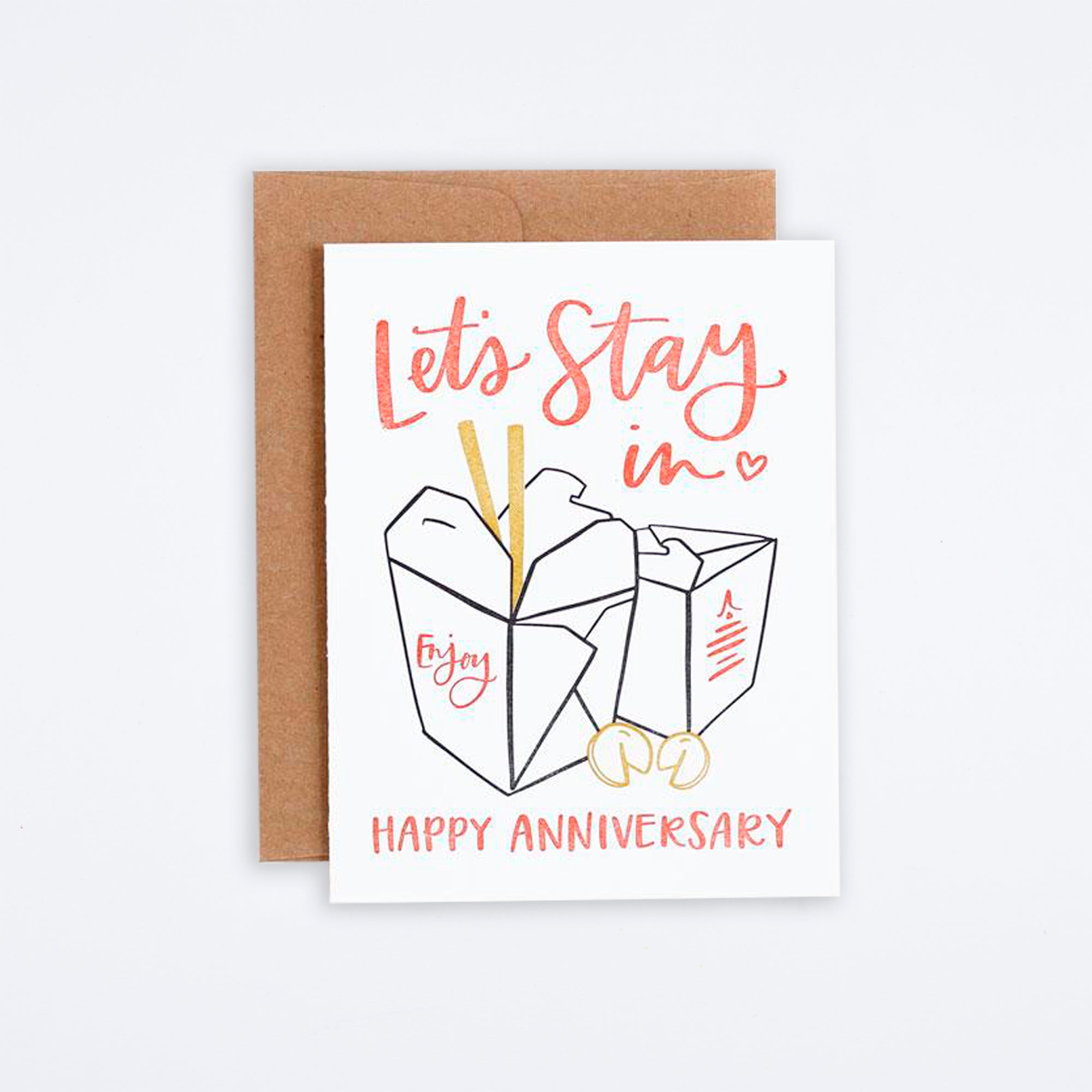 Anniversary Take Out Card