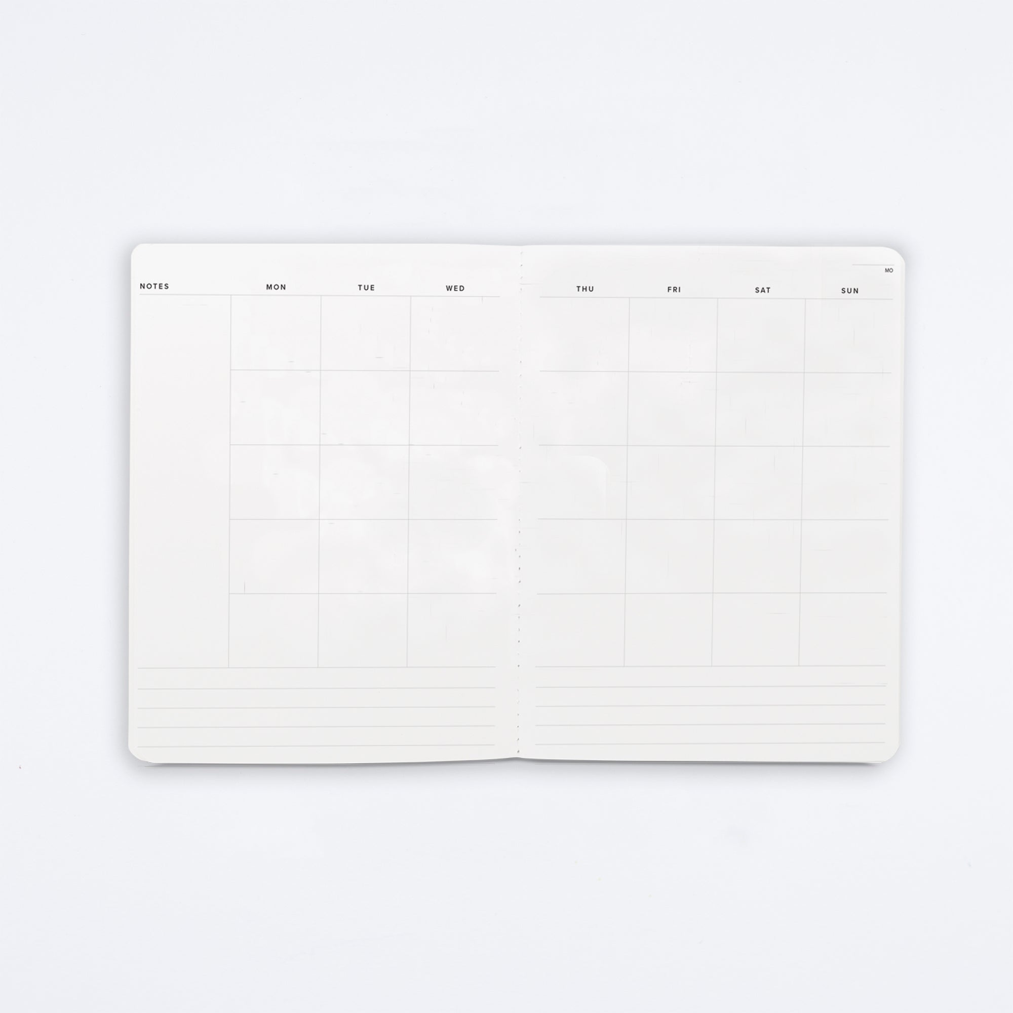 Natural Linen Monthly Planner