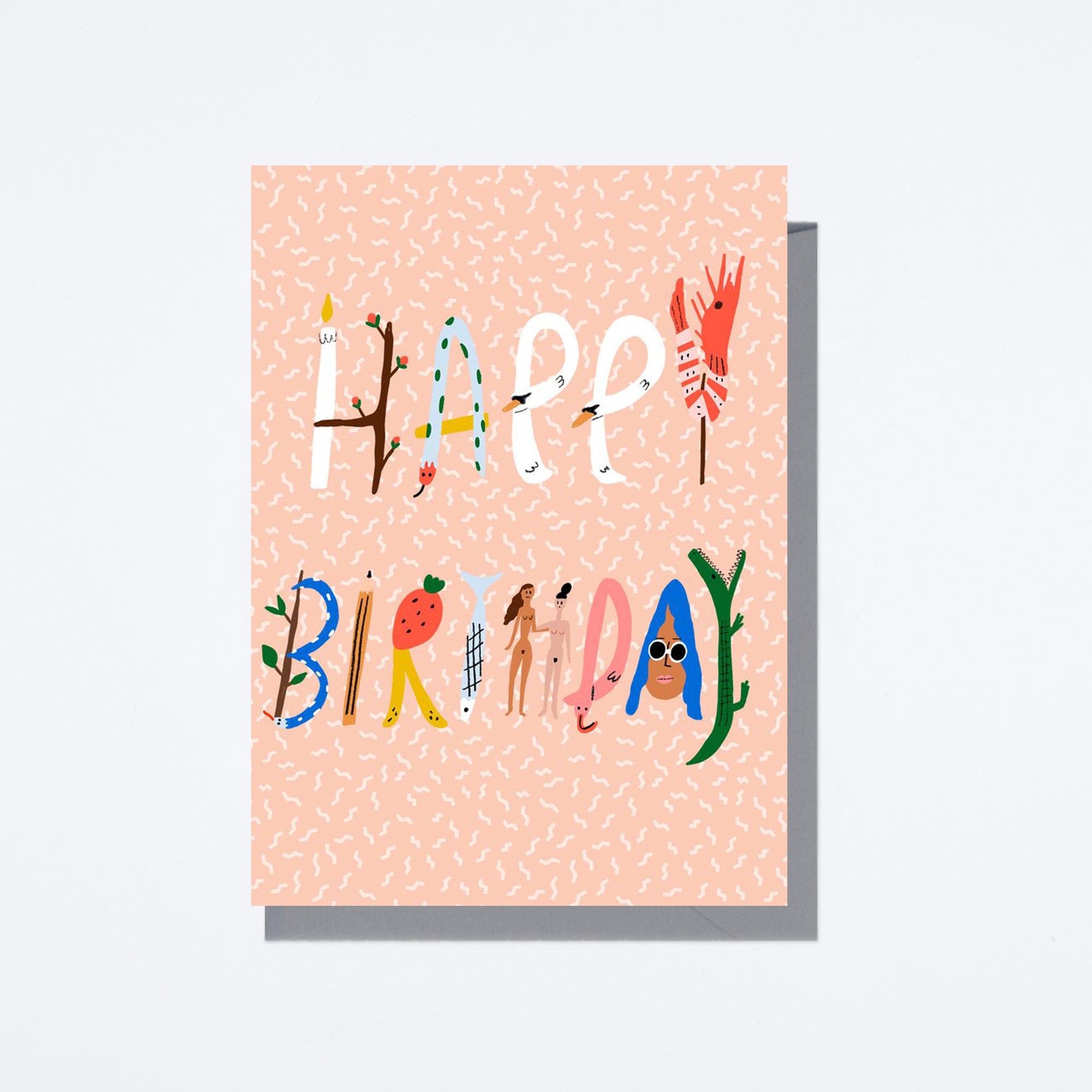 Spell It Out Birthday Card