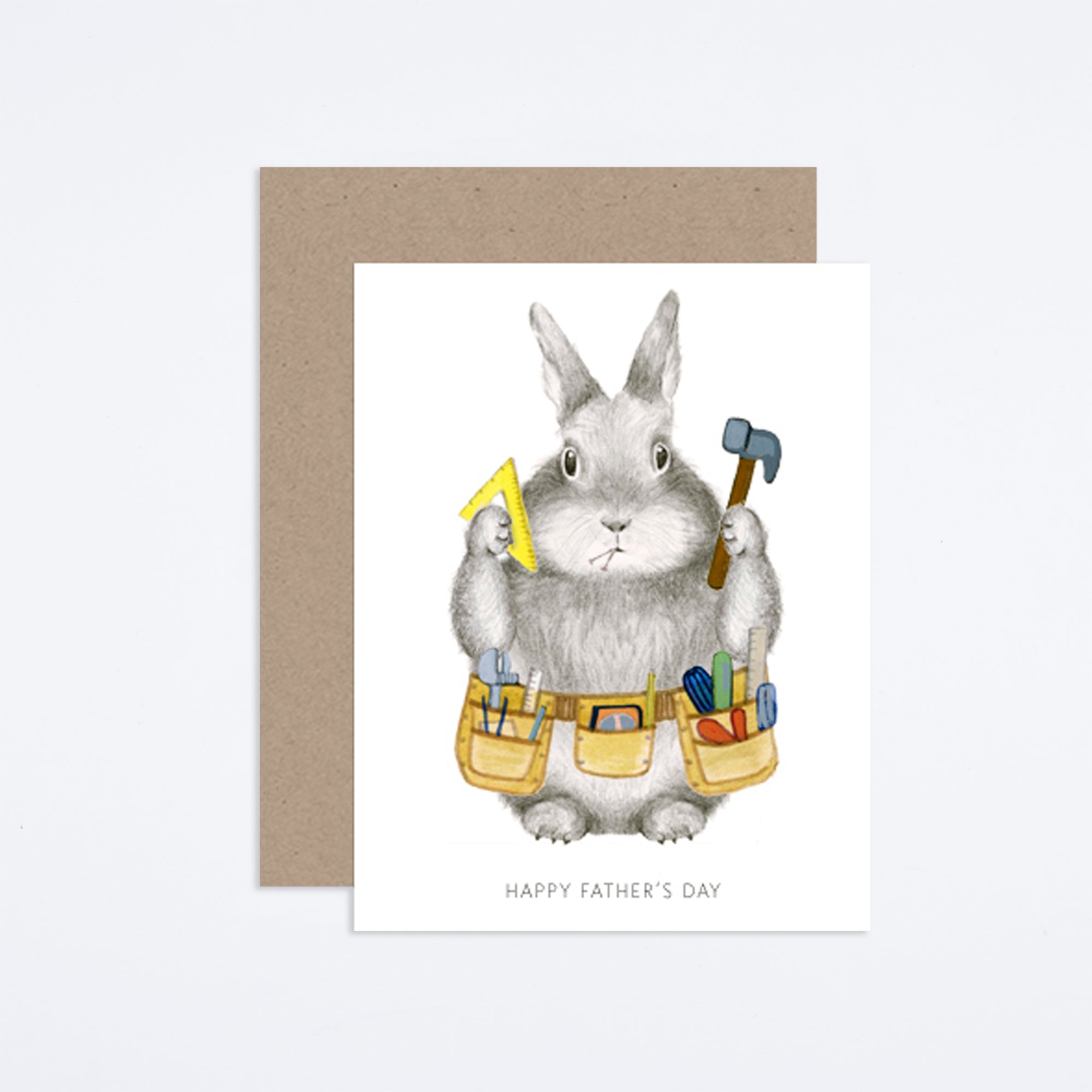 Dad Bunny Card