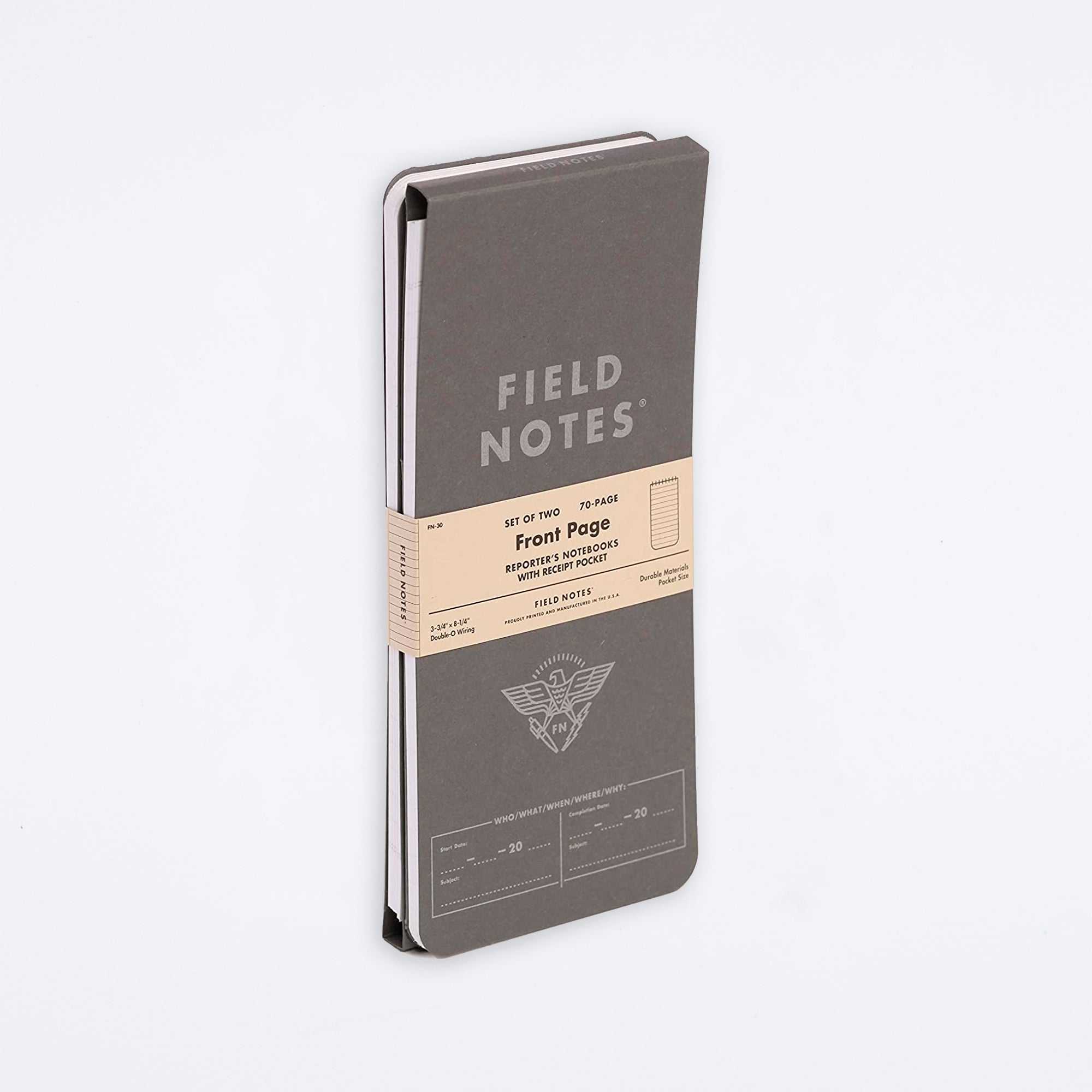 Front Page Reporter Notebook Set — Archer Paper Goods