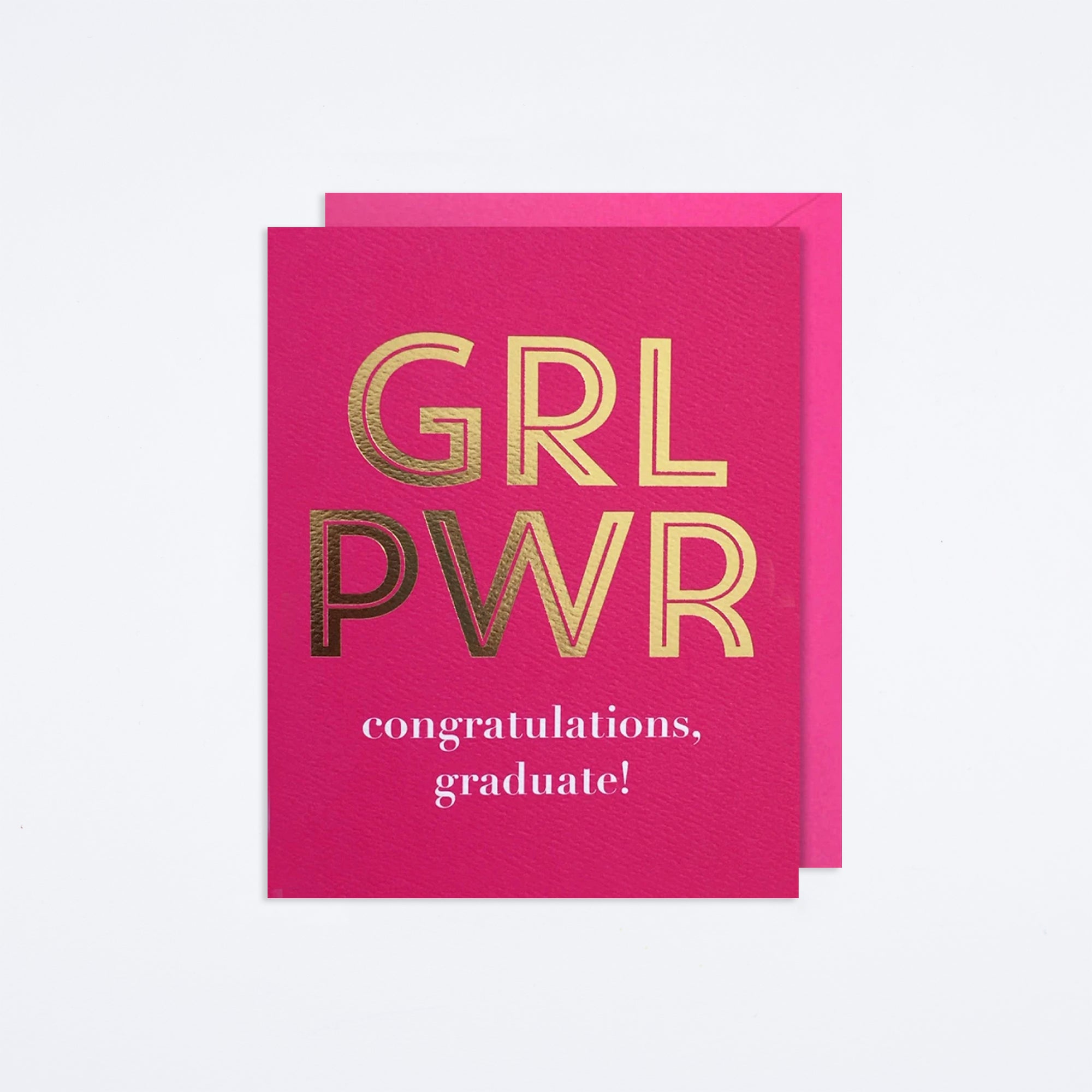 Graduation Girl Power Card