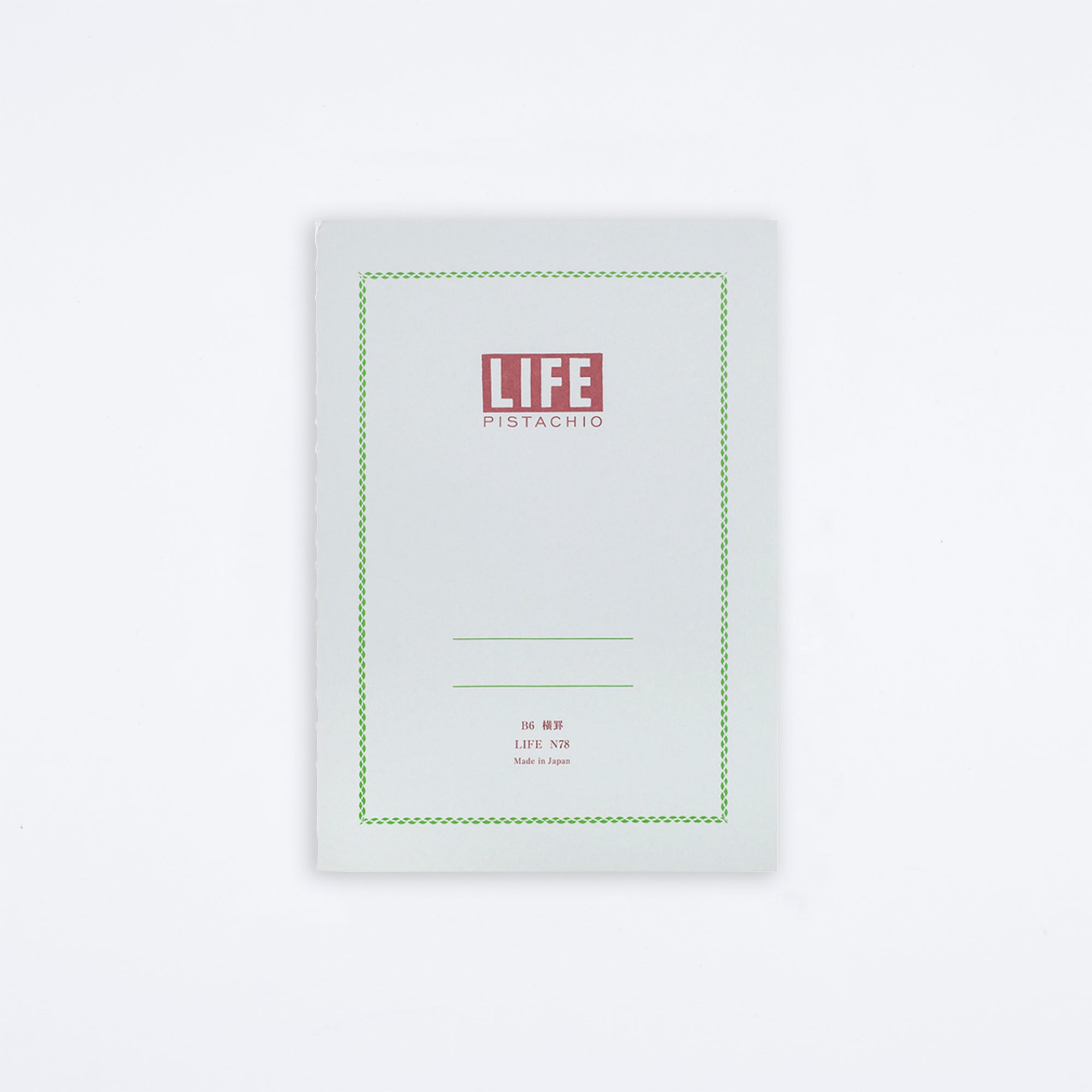 Life Pistachio B6 Notebook