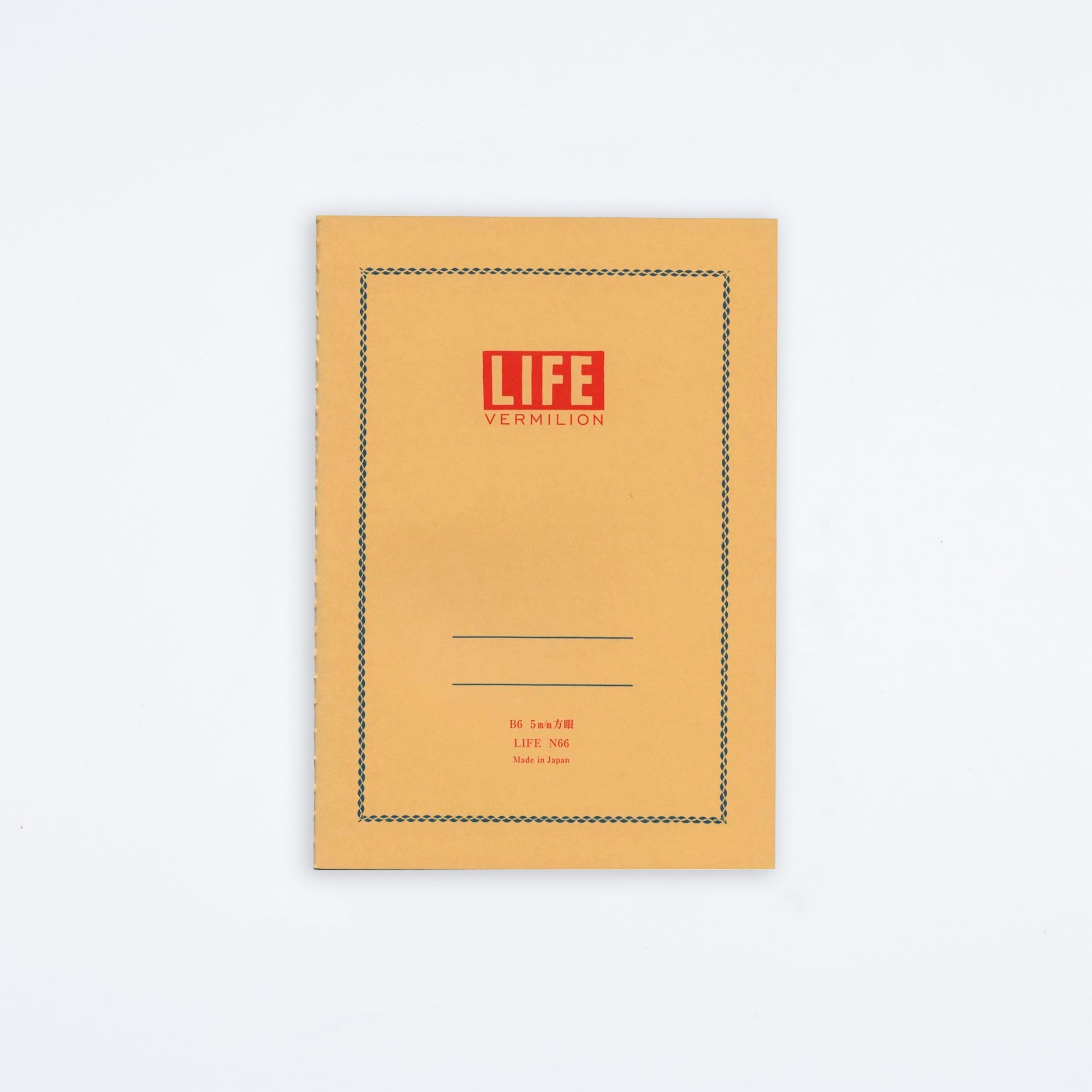 Life Vermilion B6 Notebook