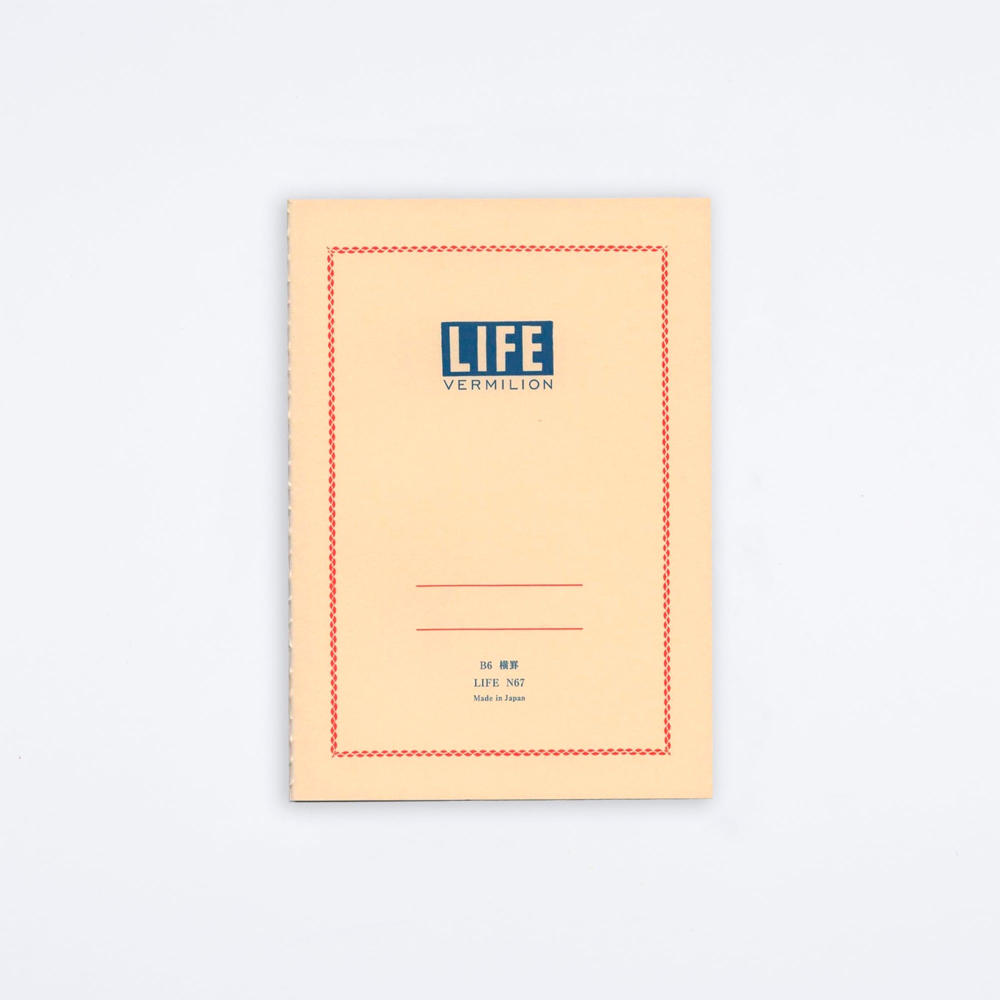 Life Vermilion B6 Notebook