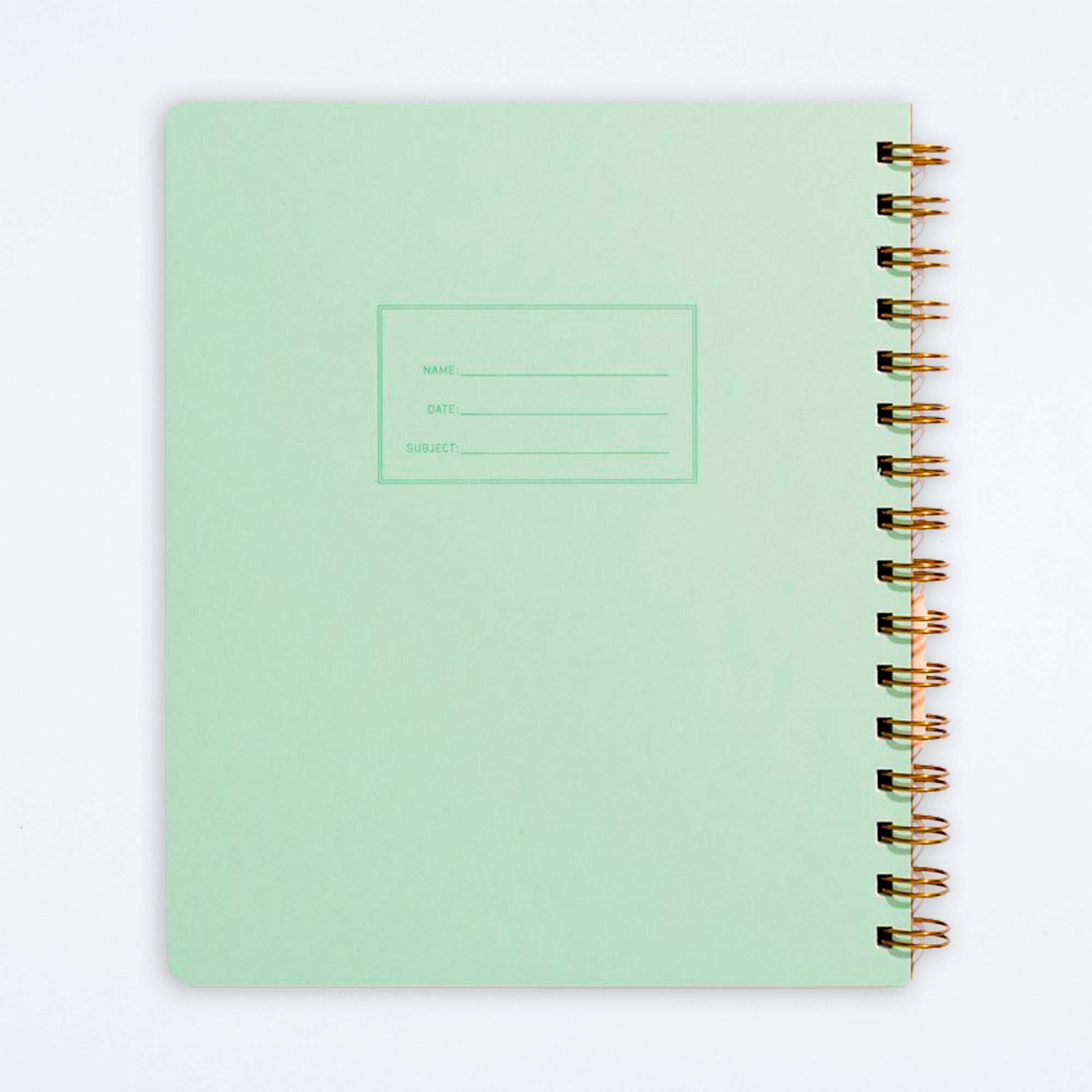 Mint Left Handed Standard Notebook — Archer Paper Goods