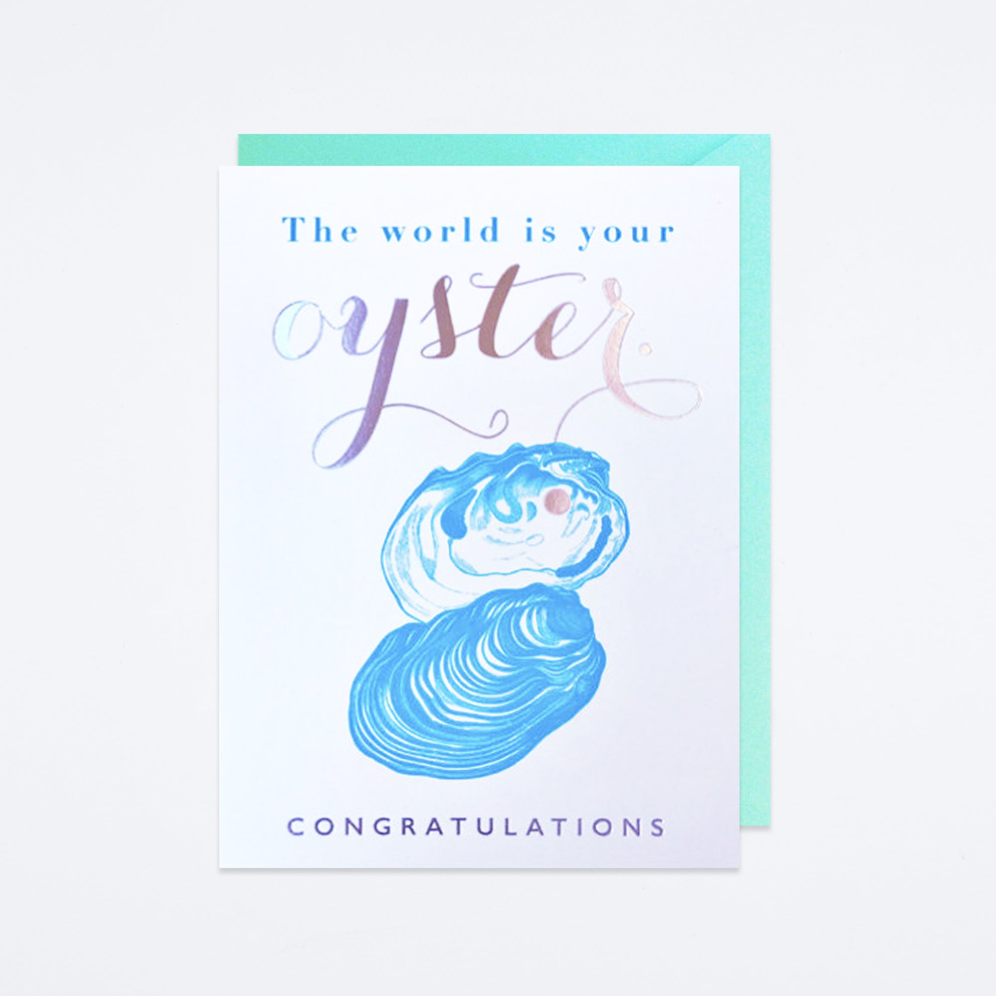 Oyster Congrats Card