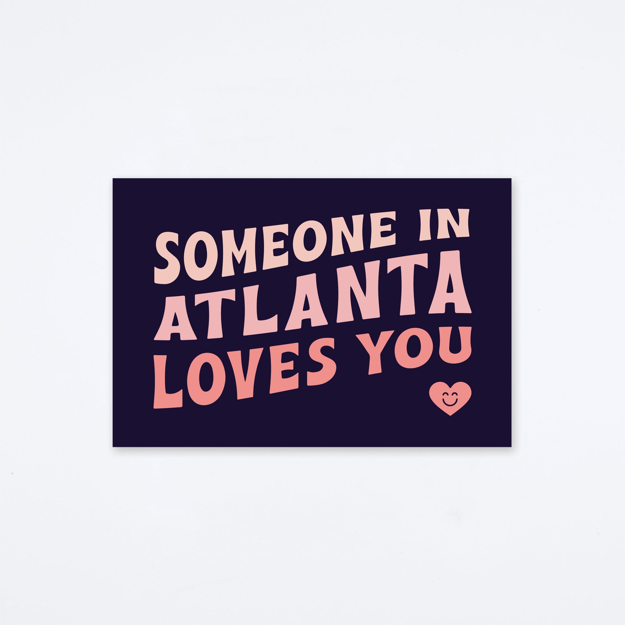 Loves You Atlanta Postcard
