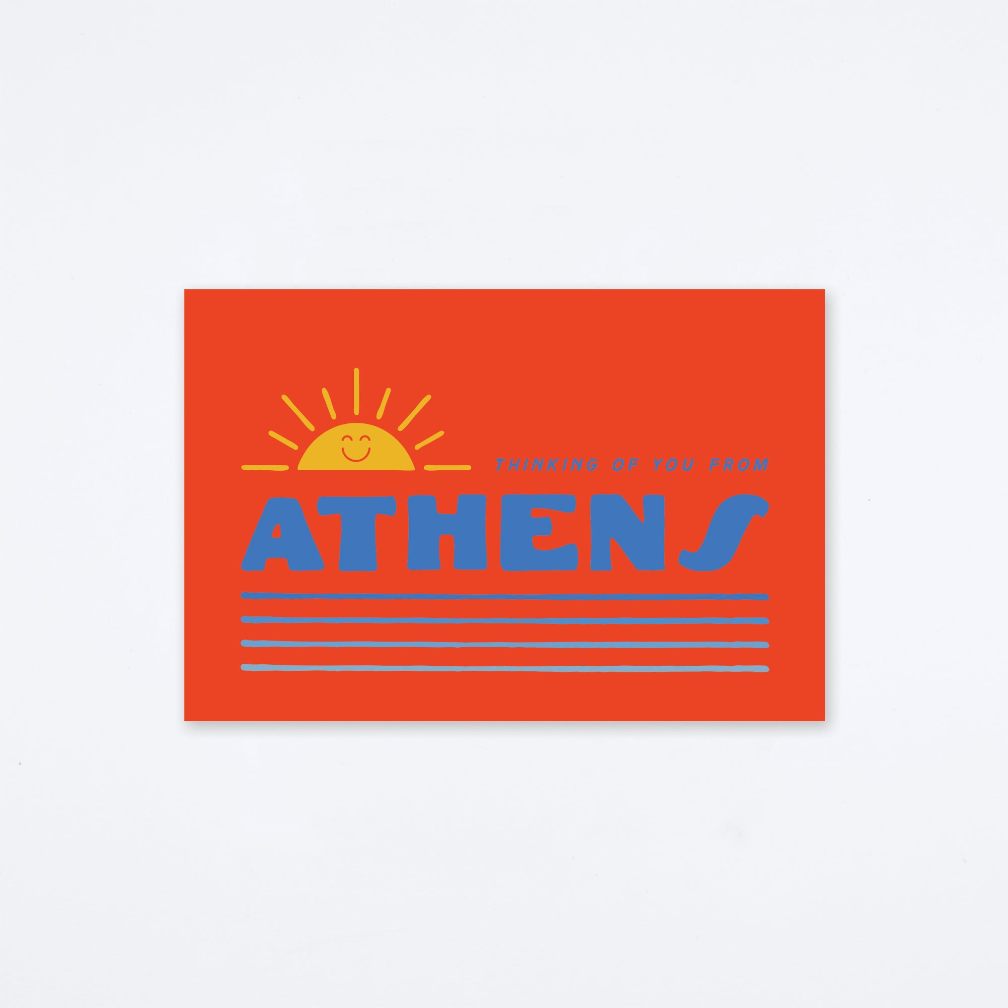 Thinking of You Athens Postcard