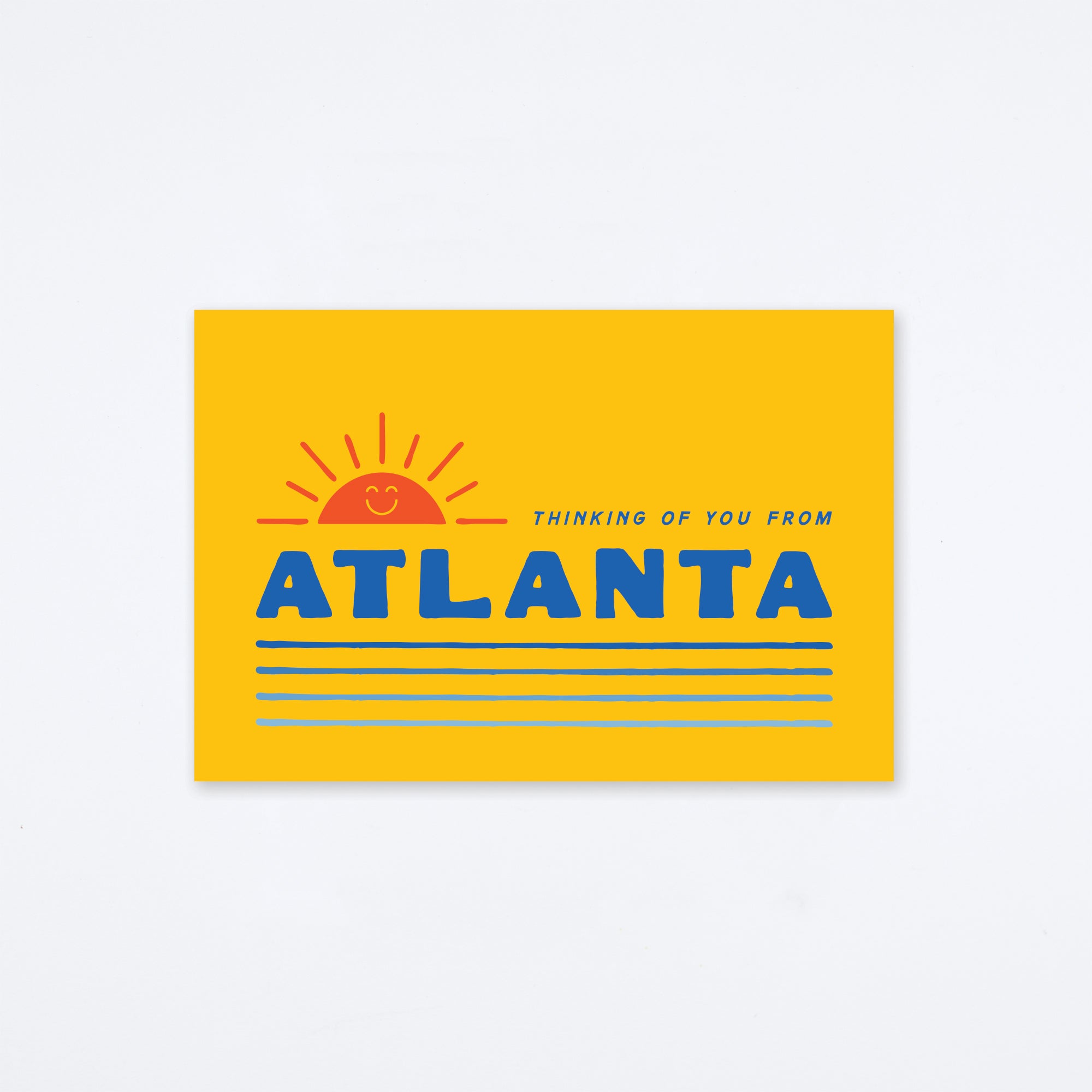 Thinking of You Atlanta Postcard