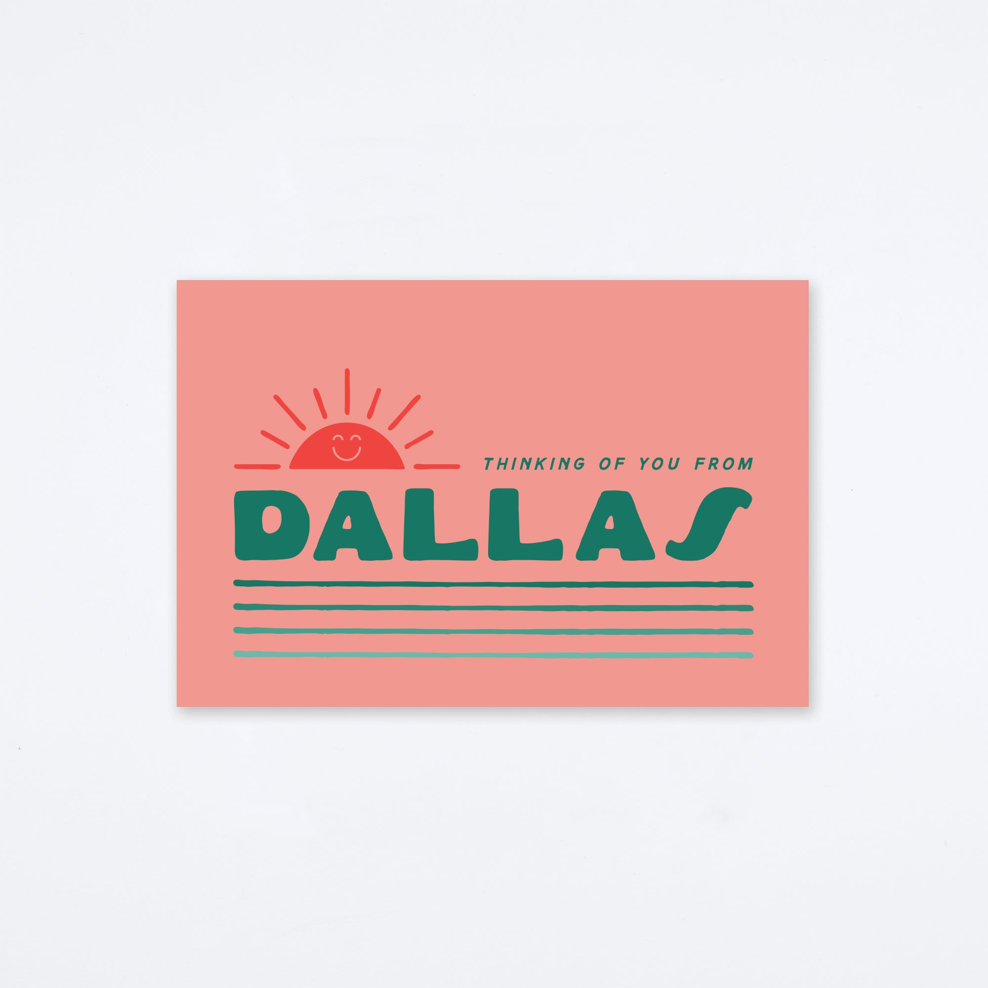 Thinking of You Dallas Postcard