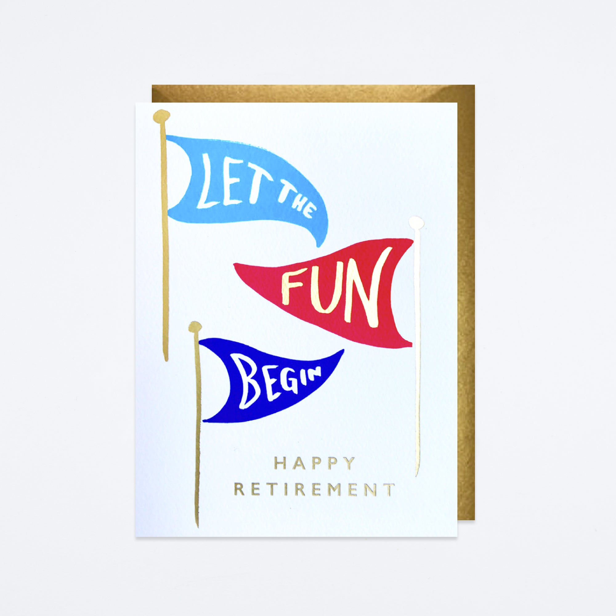 Retirement Flags Card