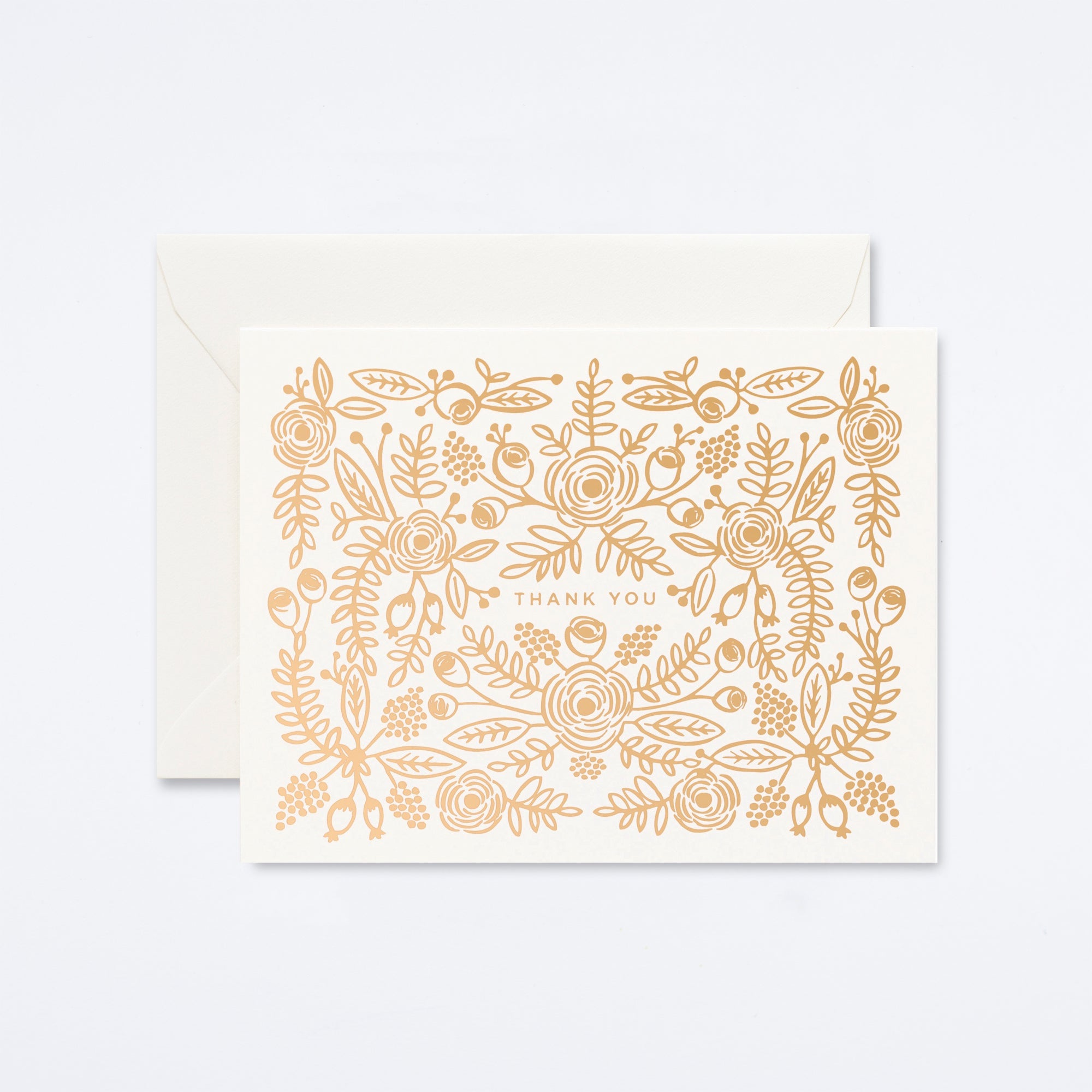 Rose Gold Thank You Card