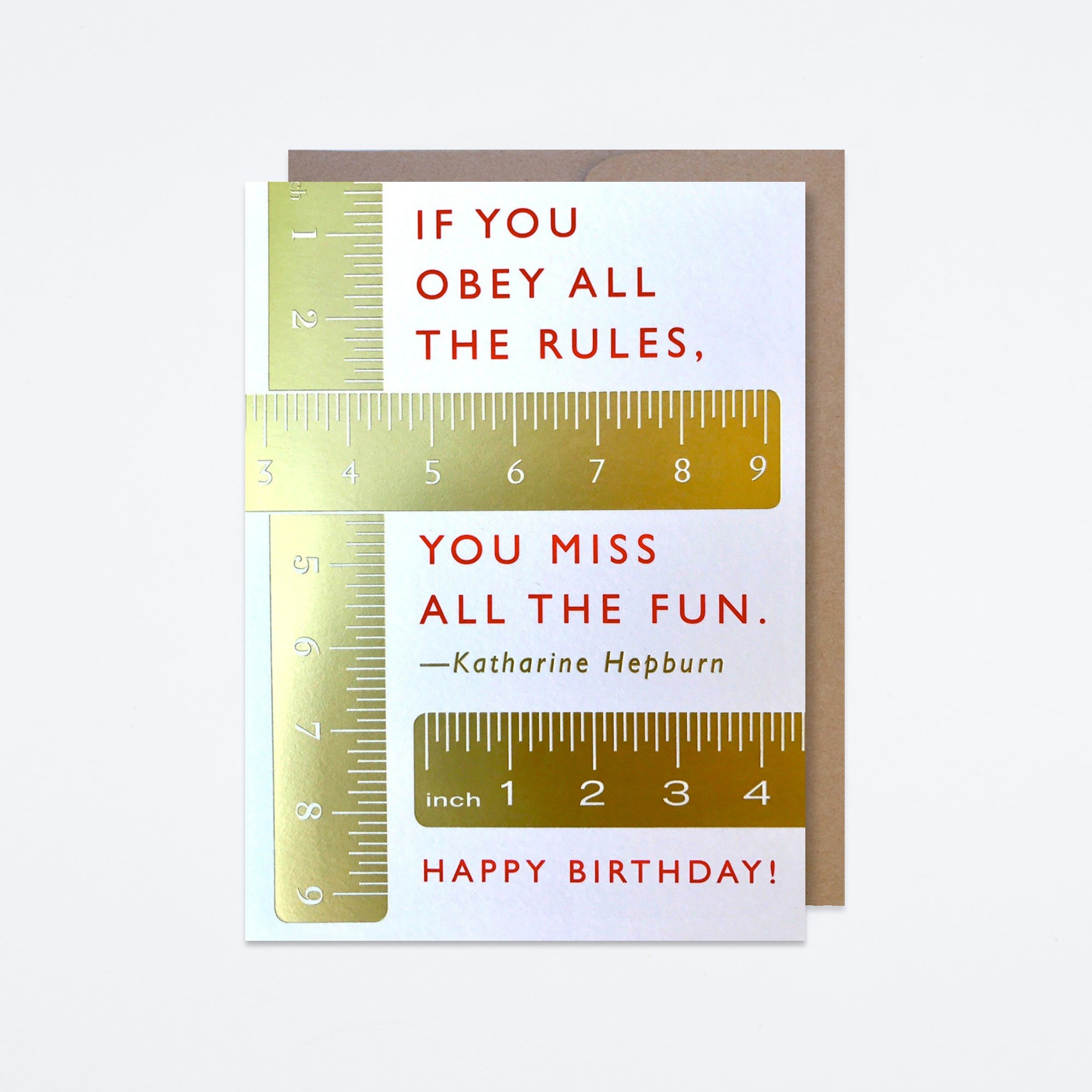 Rulebreaker Birthday Card