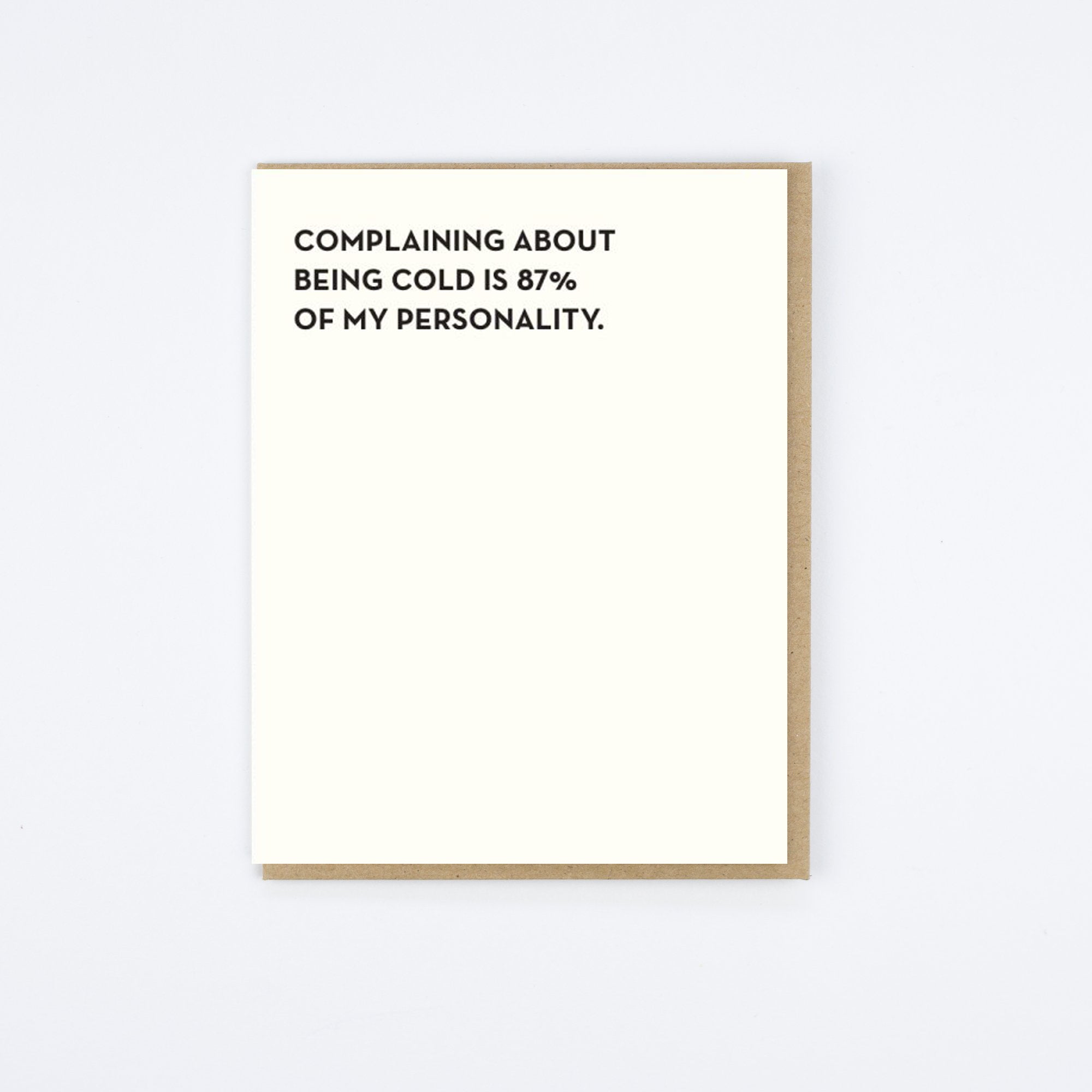 Cold Card Paper Being Cold Card — Archer Paper Goods
